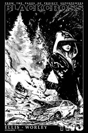 Project Superpowers: Blackcross issue 2-G Gabriel Hardman 1:35 Black & White Cov