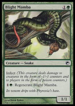 Magic the Gathering: Scars of Mirrodin (Base Set) card 112 Blight Mamba