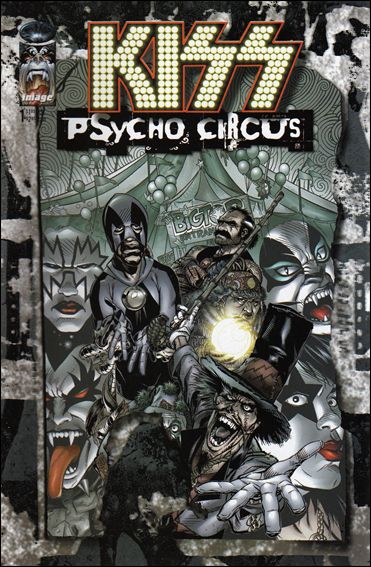 Kiss: Psycho Circus issue 1-B Black Framed Cover (2nd Printing)