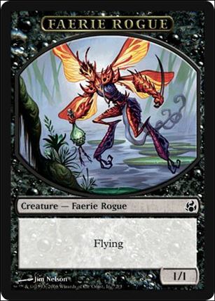 Magic the Gathering: Morningtide (Token Subset) card 2 Faerie Rogue
