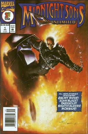 Midnight Sons Unlimited issue 1-B Australian Price Cover