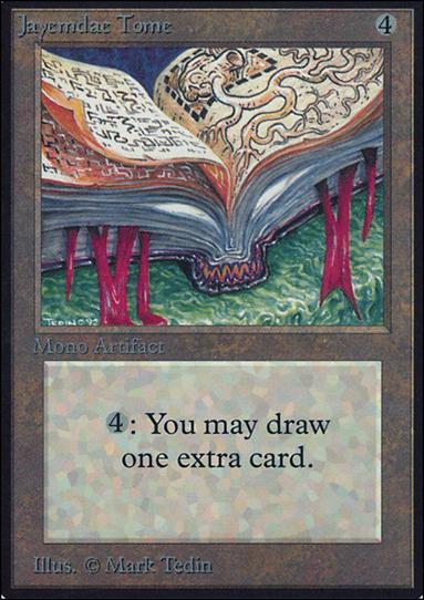 Magic the Gathering: Limited Edition Alpha (Base Set) card 255 Jayemdae Tome