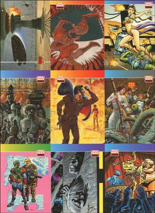 Star Wars Galaxy: Series 1 (Promo) card nn-9 9-card sheet
