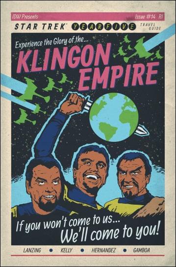Star Trek: Year Five issue 14-B J.J. Lendl 1:10 Cover