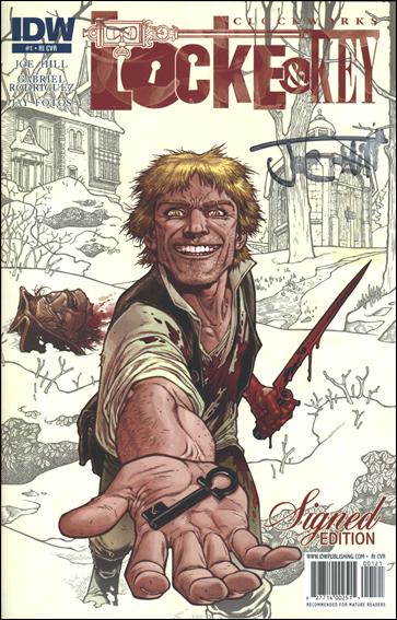 Locke & Key: Clockworks issue 1-C 1:25 Signed Edition (by Joe Hill) Cover