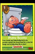 Garbage Pail Kids All-New Series 4 (Game Card Subset) card GPK27 Potty Scotty