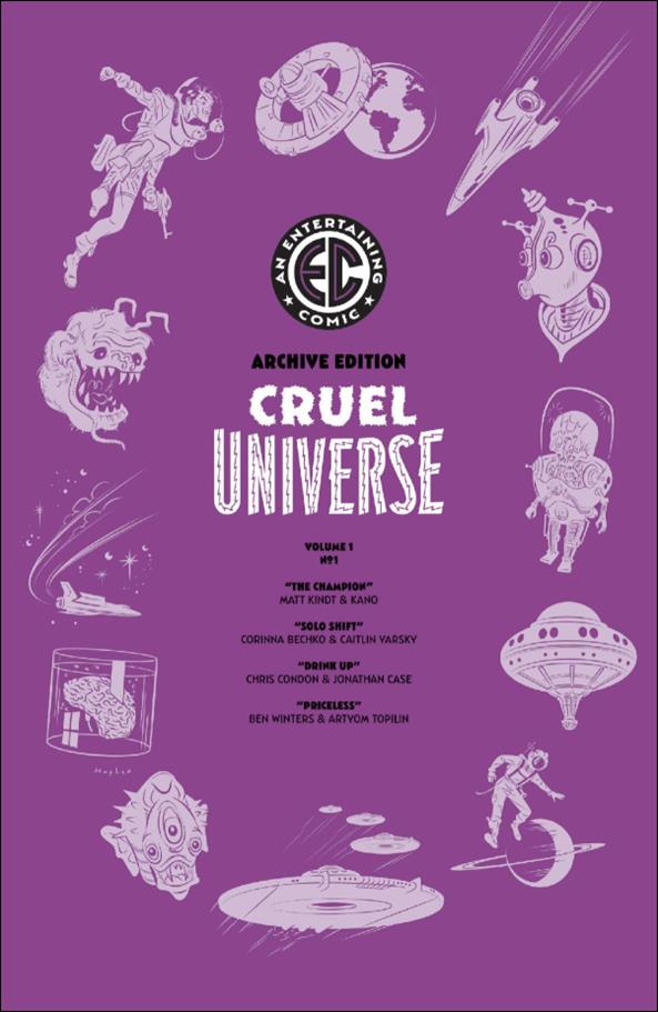 Cruel Universe issue 1-H Rian Hughes 1:50 Archive Cover