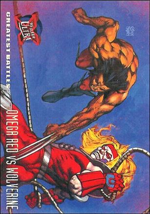 1995 Fleer Ultra X-Men (Base Set) card 135 Omega Red vs Wolverine
