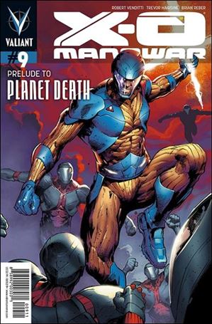 X-O Manowar (2012)  issue 9 Trevor Hairsine Cover