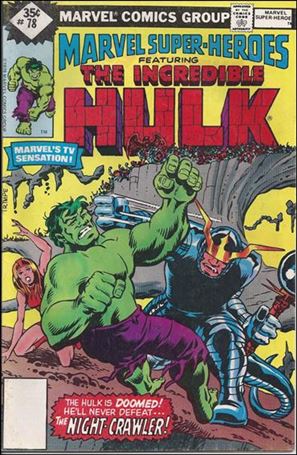 Marvel Super-Heroes (1967) issue 78-B Whitman Cover