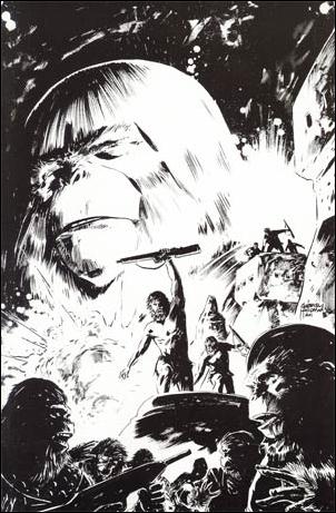 Exile on the Planet of the Apes issue 1-C Gabriel Hardman Virgin Cover