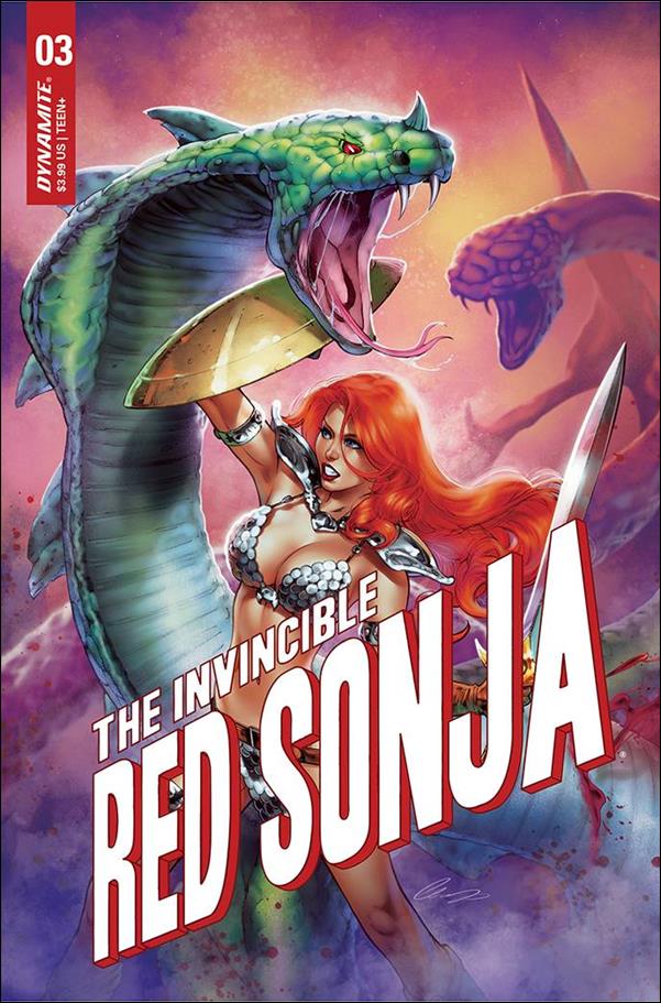 Invincible Red Sonja issue 3-G Elias Chatzoudis Cover
