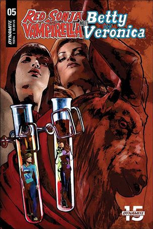 Red Sonja and Vampirella Meet Betty and Veronica issue 5-E Cat Staggs Cover