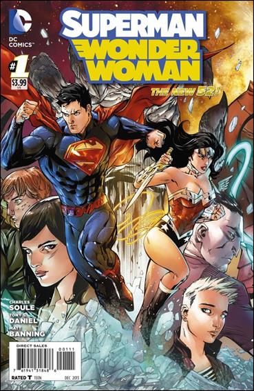 Superman/Wonder Woman issue 1 Tony Daniel Wraparound Gatefold Cover