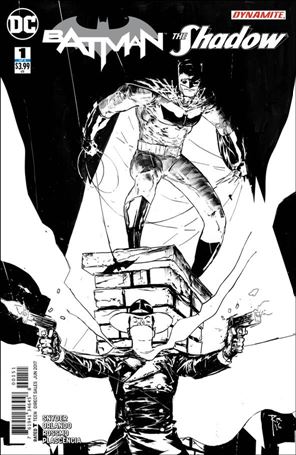 Batman/Shadow issue 1-E Riley Rossmo Adult Coloring Book Cover