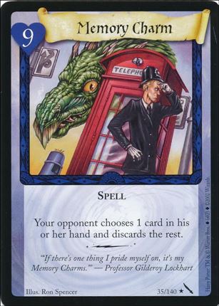 Harry Potter: Chamber of Secrets (Base Set) card 35 Memory Charm