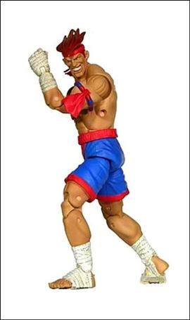 Street Fighter (Round 3) figure 1-C Adon (Blue and Red)