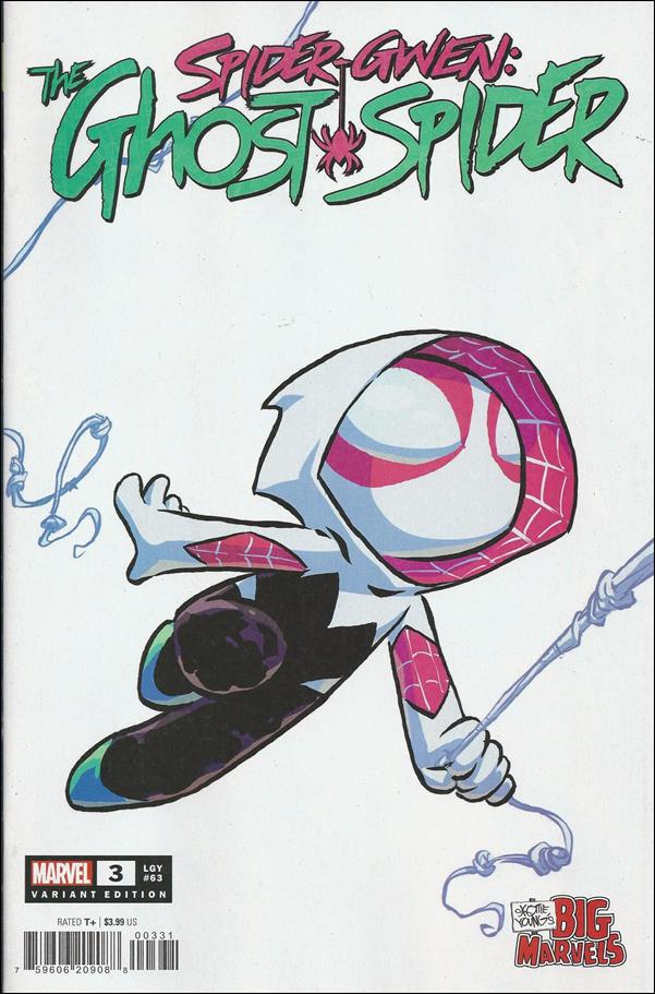 Spider-Gwen: The Ghost-Spider (2024) issue 3-E Skottie Young "Big Marvels" Cover