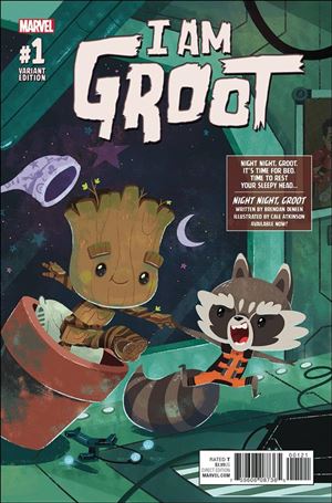 I Am Groot issue 1-D 1:10 Night Night Groot Cover
