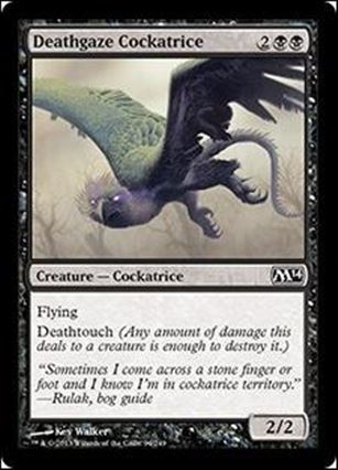 Magic the Gathering: 2014 Core Set (Base Set) card 94 Deathgaze Cockatrice