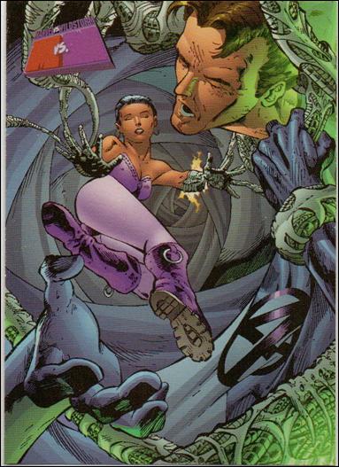 Marvel vs WildStorm (Base Set) card 11 Ivana vs Mr. Fantastic
