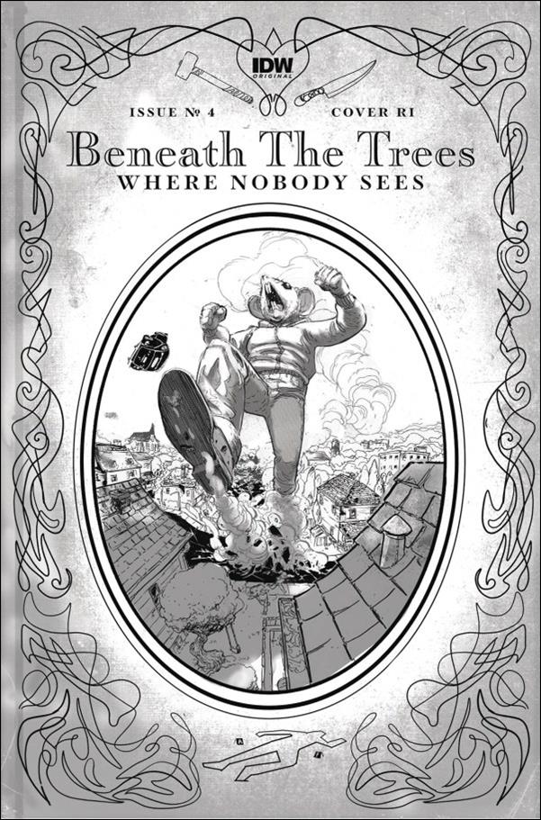 Beneath the Trees Where Nobody Sees issue 4-C Riley Rossmo 1:25 Black and White Cover