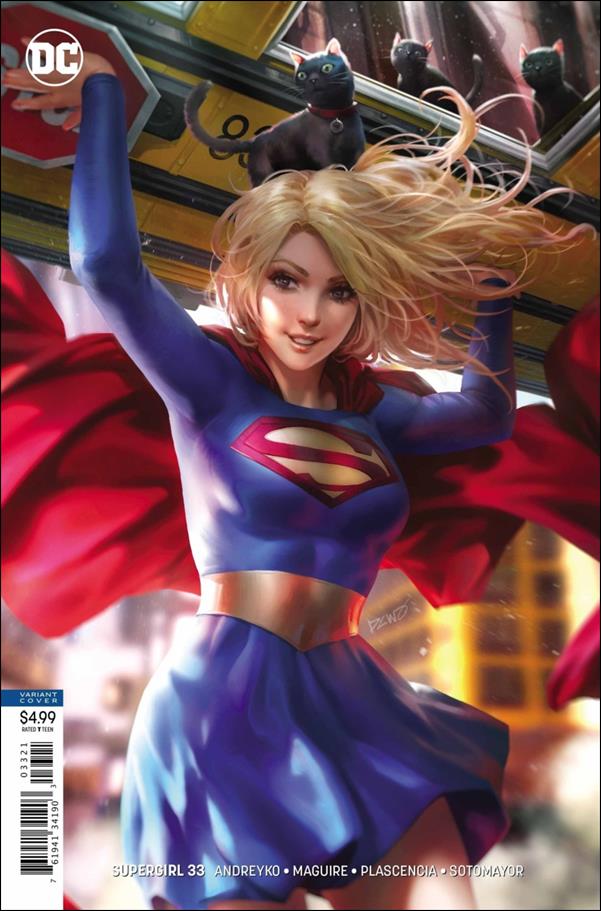 Supergirl (2016) issue 33-D Derrick Chew Replacement Cardstock Cover