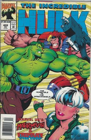 Incredible Hulk (1968) issue 409-B Australian Price Cover