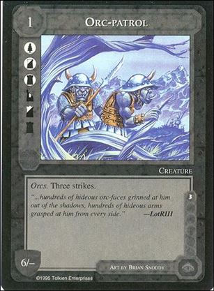 Middle-Earth: The Wizards (Base Set) card 324 Orc-patrol