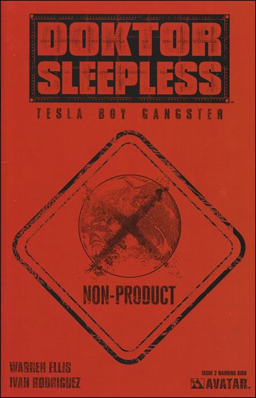 Doktor Sleepless issue 2-C Warning Sign 1:15 Cover