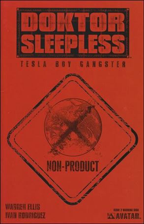Doktor Sleepless issue 2-C Warning Sign 1:15 Cover