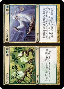 Magic the Gathering: Dissension (Base Set) card 157 Supply//Demand
