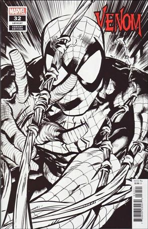 Venom (2018) issue 32-D Ryan Stegman B&W Hidden Gem 1:100 Cover