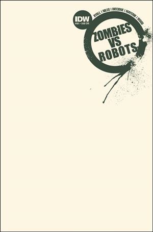 Zombies vs Robots (2015) issue 1-B Blank Subscription Cover
