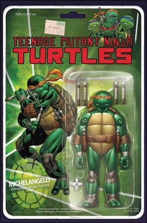 Teenage Mutant Ninja Turtles (2011) issue 55-E Robert Atkins Mikey Blindbox Comics Cover 1/500
