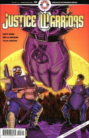 Justice Warriors issue 3 Ben Clarkson Cover