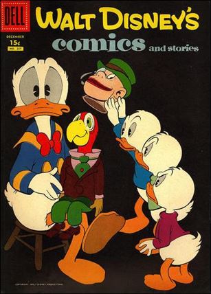 Walt Disney's Comics and Stories (1940) issue 207-B 15 Cent Price Cover