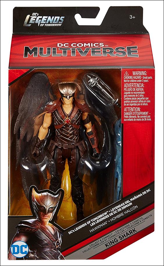 DC Comics Multiverse (King Shark Series) figure 5 TV Series Hawkman