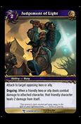 World of Warcraft: March of the Legion (Base Set) card 58 Judgement of Light