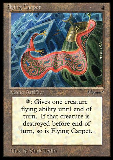 Magic the Gathering: Arabian Nights (Base Set) card 63 Flying Carpet