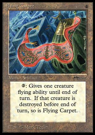 Magic the Gathering: Arabian Nights (Base Set) card 63 Flying Carpet