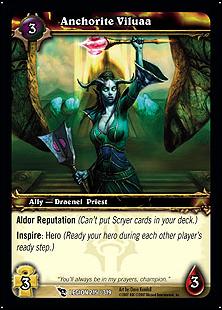 World of Warcraft: March of the Legion (Base Set) card 215 Anchorite Viluaa