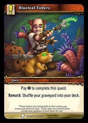 World of Warcraft: Heroes of Azeroth (Base Set) card 349 Blueleaf Tubers