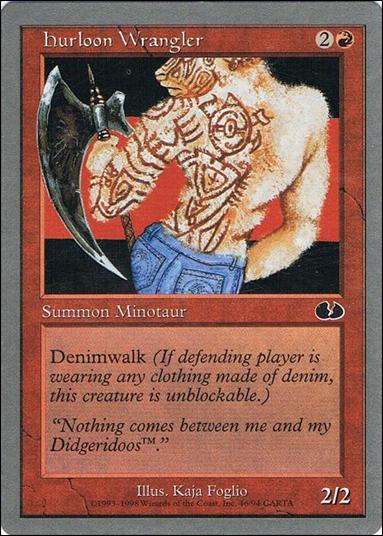 Magic the Gathering: Unglued (Base Set) card 46 Hurloon Wrangler