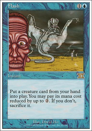 Magic the Gathering: 6th Edition (Base Set) card 67 Flash