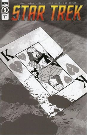 Star Trek (2022) issue 5-D Ramon Rosanas B&W 1:10 Cover