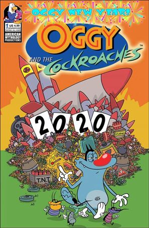 Oggy and the Cockroaches: Oggy New Year issue 1-B Dean Rankine Cover
