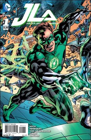 Justice League of America (2015) issue 1-G Bryan Hitch Green Lantern Cover