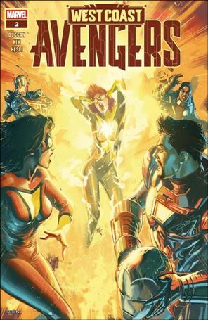 West Coast Avengers (2025) issue 2 Ben Harvey Cover