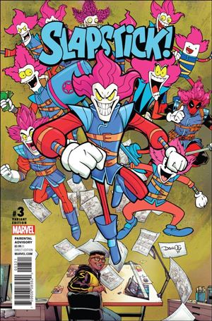 Slapstick (2017) issue 3-B Diego Olortegui Cover 